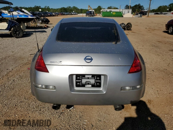 2004 Nissan 350Z Touring with VIN JN1AZ34E54T061403, listed as a Copart auction lot 57346704 with 127,602 mi miles and Salvage Title. Bid and sale history available at carsss.com. Image 6.