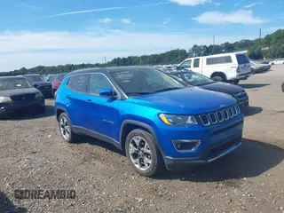 2020 Jeep Compass Limited with VIN 3C4NJCCB4LT125706, listed as a IAAI auction lot 40393170 with Not Provided miles. Bid and sale history available at carsss.com. Image 1.