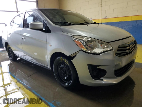 2019 Mitsubishi Mirage ES z VIN ML32F3FJ9KHF14920, wystawiony jako Copart lot #56494145 z przebiegiem 80 492 mil mil oraz Czysty tytuł • Clean title. Historia ofert i sprzedaży dostępna na DreamBid. Obrazek 4.