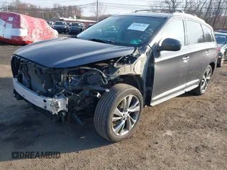 2014 Infiniti QX60 with VIN 5N1AL0MM9EC543096, listed as a IAAI auction lot 41909546 with 128,479 mi miles. Bid and sale history available at carsss.com. Image 6.