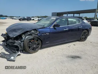 2018 Maserati Quattroporte z VIN ZAM56YRL4J1278214, wystawiony jako Copart lot #51775435 z przebiegiem 53 632 mil mil oraz Szkoda całkowita • Salvage title. Historia ofert i sprzedaży dostępna na DreamBid. Obrazek 1.