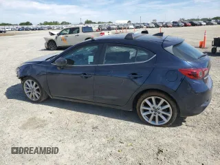 2017 Mazda 3 Grand Touring z VIN 3MZBN1M3XHM148604, wystawiony jako Copart lot #52258885 z przebiegiem Nie podano mil oraz Szkoda całkowita • Salvage title. Historia ofert i sprzedaży dostępna na DreamBid. Obrazek 2.