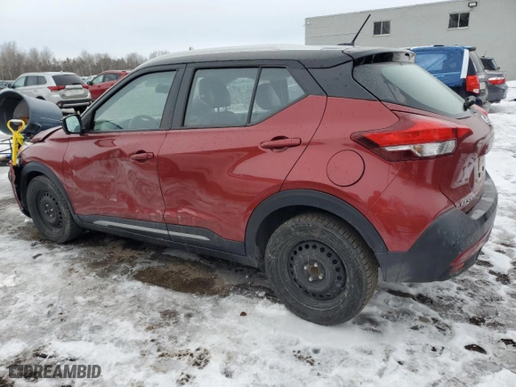 2019 Nissan Kicks S with VIN 3N1CP5CU3KL524370, listed as a Copart auction lot 45538955 with 136,915 mi miles and Clean Title. Bid and sale history available at carsss.com. Image 2.