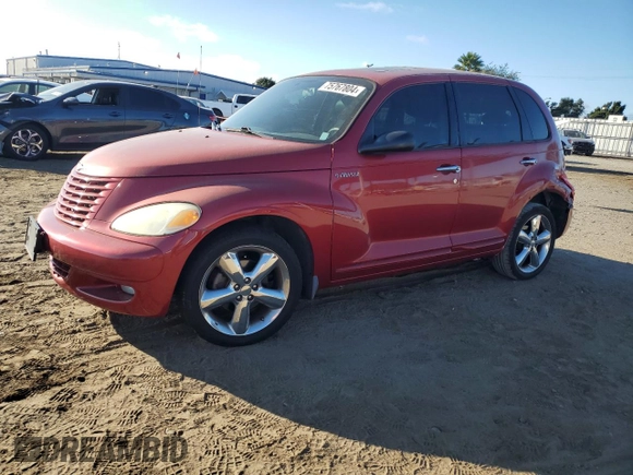2003 Chrysler PT Cruiser GT z VIN 3C8FY78G33T540557, wystawiony jako Copart lot #75767804 z przebiegiem 99 530 mil mil oraz Szkoda całkowita • Salvage title. Historia ofert i sprzedaży dostępna na DreamBid. Obrazek 1.