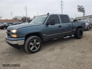 2006 Chevrolet Silverado 1500 LS with VIN 2GCEK13VX61352920, listed as a Copart auction lot 44440435 with 201,393 mi miles and Salvage Title. Bid and sale history available at carsss.com. Image 1.