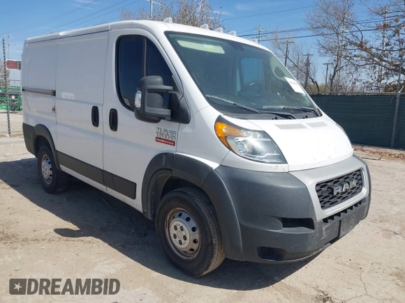 2019 Ram ProMaster Cargo with VIN 3C6TRVNGXKE555139, listed as a IAAI auction lot 41740544 with 215,011 mi miles and . Bid and sale history available at DreamBid. Image 1.