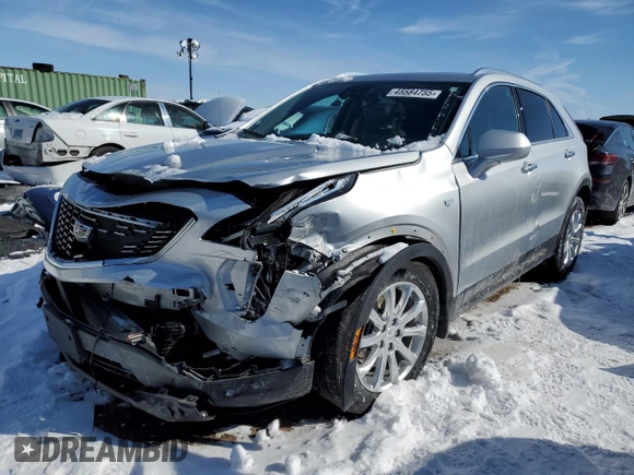 2020 Cadillac XT4 AWD Luxury with VIN 1GYFZBR44LF093831, listed as a Copart auction lot 45584755 with 30,298 mi miles and Salvage Title. Bid and sale history available at carsss.com. Image 1.