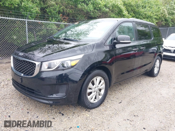 2016 Kia Sedona LX with VIN KNDMB5C15G6163280, listed as a IAAI auction lot 42192788 with 116,516 mi miles and . Bid and sale history available at DreamBid. Image 19.