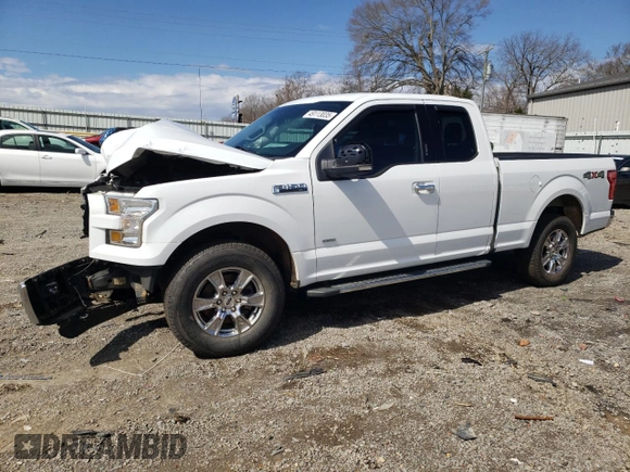 2016 Ford F-150 XLT with VIN 1FTEX1EP5GFB24513, listed as a Copart auction lot 49113035 with 156,266 mi miles and Salvage Title. Bid and sale history available at carsss.com. Image 1.