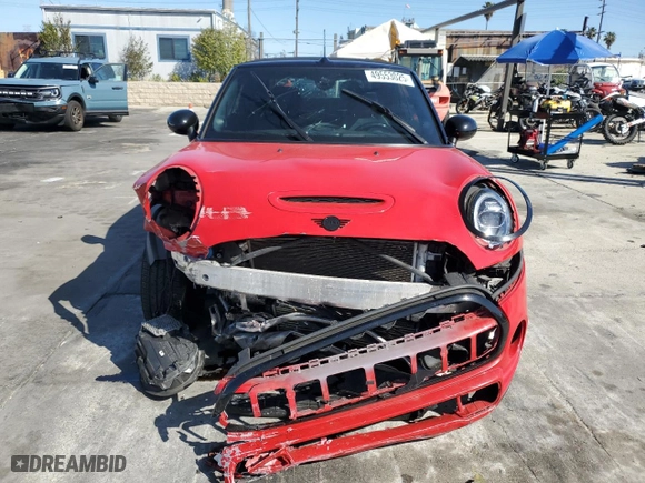 2019 MINI Convertible Cooper S with VIN WMWWG9C53K3E40071, listed as a Copart auction lot 49553025 with 61,089 mi miles and Salvage Title. Bid and sale history available at carsss.com. Image 5.
