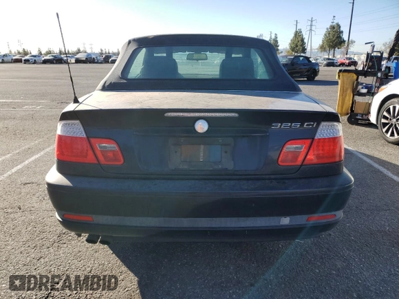 2006 BMW 3 Series 325Ci with VIN WBABW33496PX87583, listed as a Copart auction lot 87976275 with 193,151 mi miles and Clean Title. Bid and sale history available at carsss.com. Image 6.