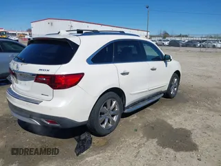 2014 Acura MDX Advance with VIN 5FRYD4H84EB001636, listed as a IAAI auction lot 41644117 with 124,460 mi miles and . Bid and sale history available at carsss.com. Image 4.