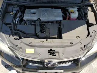 2012 Lexus CT 200h with VIN JTHKD5BH4C2076924, listed as a Copart auction lot 61506265 with 122,347 mi miles and Salvage title. Bid and sale history available at DreamBid. Image 11.