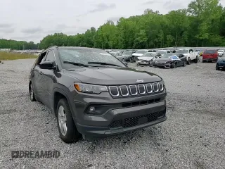 2022 Jeep Compass Latitude с VIN 3C4NJCBB3NT234744, выставлен на аукционе Copart как лот 55816285 с пробегом Не указан миль и Списание • Salvage title. История ставок и продаж доступна на DreamBid. Изображение 14.