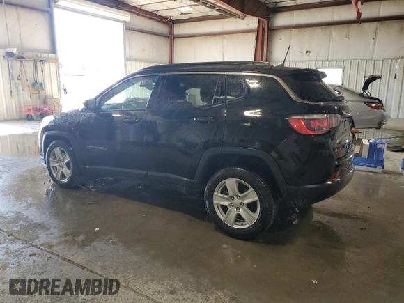 2022 Jeep Compass Latitude with VIN 3C4NJDBBXNT181028, listed as a Copart auction lot 53794695 with 16,712 mi miles and Salvage title. Bid and sale history available at DreamBid. Image 2.