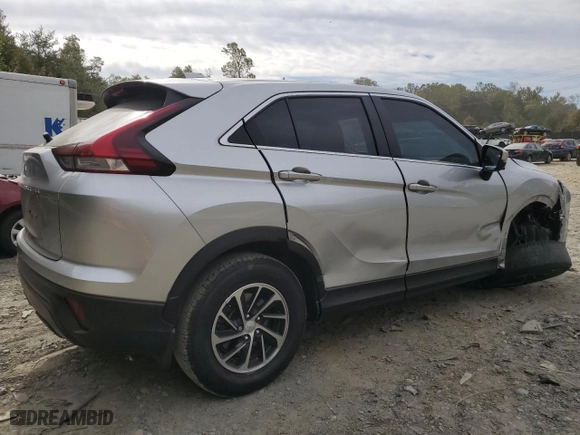 2023 Mitsubishi Eclipse Cross ES with VIN JA4ATUAA1PZ052103, listed as a Copart auction lot 74354114 with 56,601 mi miles and Salvage Title. Bid and sale history available at carsss.com. Image 3.