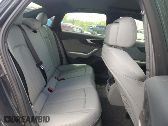 2019 Audi A4 Prestige with VIN WAUFNAF41KA016861, listed as a Copart auction lot 57827764 with 81,452 mi miles and Salvage Title. Bid and sale history available at carsss.com. Image 10.