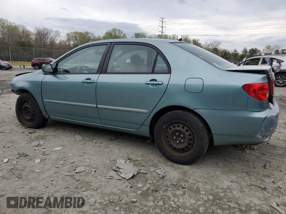 2006 Toyota Corolla CE with VIN 1NXBR32E26Z585721, listed as a Copart auction lot 52023485 with 102,856 mi miles and Salvage Title. Bid and sale history available at DreamBid. Image 2.
