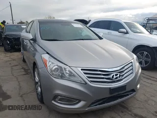 2012 Hyundai Azera with VIN KMHFH4JG8CA157582, listed as a IAAI auction lot 41771113 with 113,392 mi miles and . Bid and sale history available at carsss.com. Image 1.