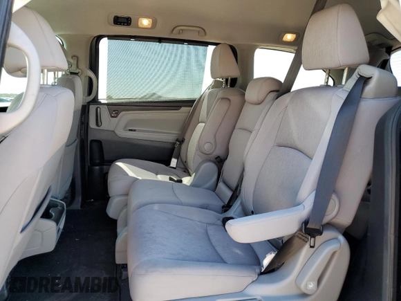 2019 Honda Odyssey EX with VIN 5FNRL6H58KB088138, listed as a Copart auction lot 59811345 with 75,559 mi miles and Salvage title. Bid and sale history available at DreamBid. Image 11.