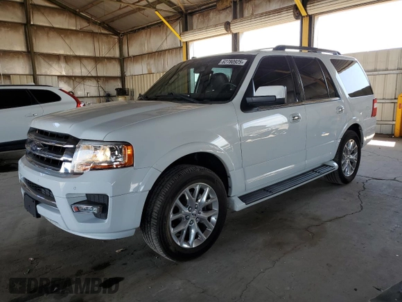 2017 Ford Expedition Limited z VIN 1FMJU1KT4HEA08201, wystawiony jako Copart lot #62780925 z przebiegiem 107 292 mil mil oraz Szkoda całkowita • Salvage title. Historia ofert i sprzedaży dostępna na DreamBid. Obrazek 1.