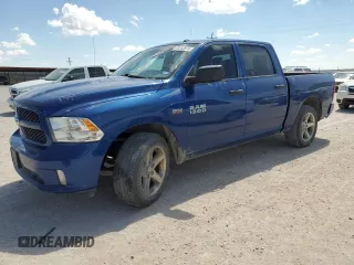 2014 Ram 1500 Express with VIN 3C6RR6KT9EG221727, listed as a Copart auction lot 65343974 with 154,126 mi miles and Salvage Title. Bid and sale history available at carsss.com. Image 1.