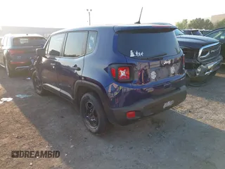 2020 Jeep Renegade Sport with VIN ZACNJAAB5LPM05727, listed as a IAAI auction lot 40515936 with Not Provided miles and . Bid and sale history available at carsss.com. Image 3.