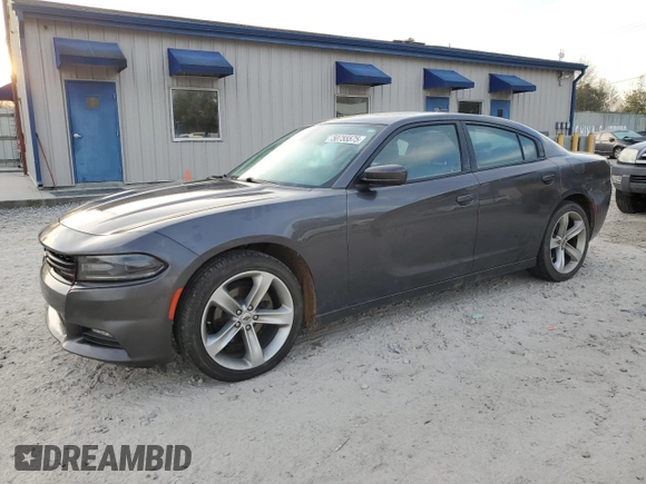 2018 Dodge Charger SXT Plus with VIN 2C3CDXHG4JH135849, listed as a Copart auction lot 50755575 with 187,904 mi miles and Salvage Title. Bid and sale history available at carsss.com. Image 1.