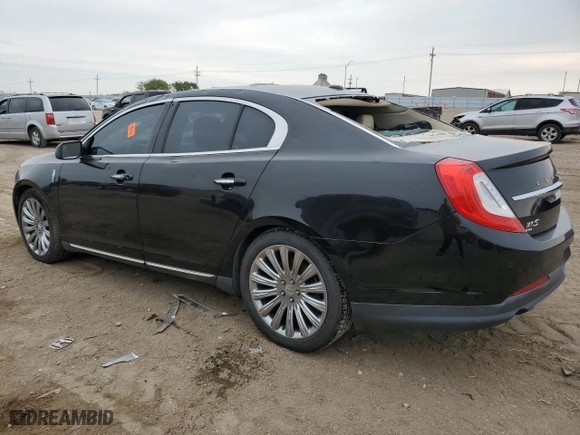 2015 Lincoln MKS with VIN 1LNHL9EK0FG608170, listed as a Copart auction lot 66771024 with 99,040 mi miles and Salvage Title. Bid and sale history available at carsss.com. Image 2.