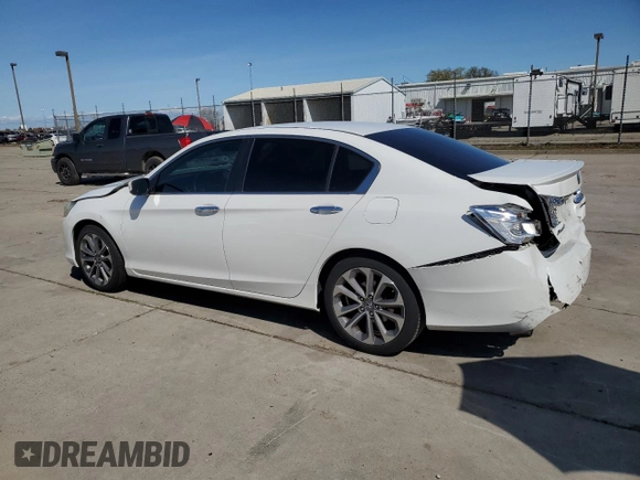 2015 Honda Accord Sport with VIN 1HGCR2F57FA067488, listed as a Copart auction lot 49556055 with 274,063 mi miles and Salvage Title. Bid and sale history available at DreamBid. Image 2.