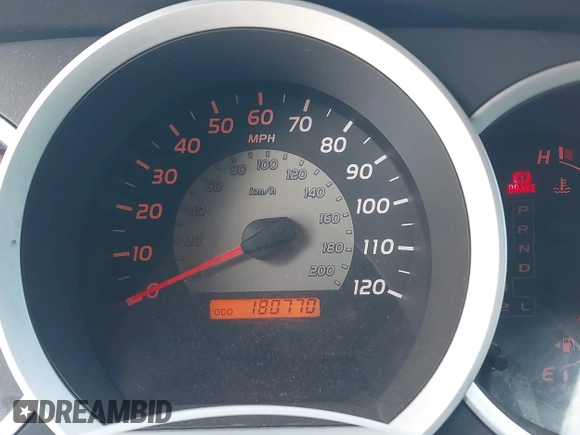 2007 Toyota Tacoma PreRunner with VIN 5TEJU62N77Z370439, listed as a IAAI auction lot 42674895 with 180,770 mi miles and . Bid and sale history available at DreamBid. Image 15.