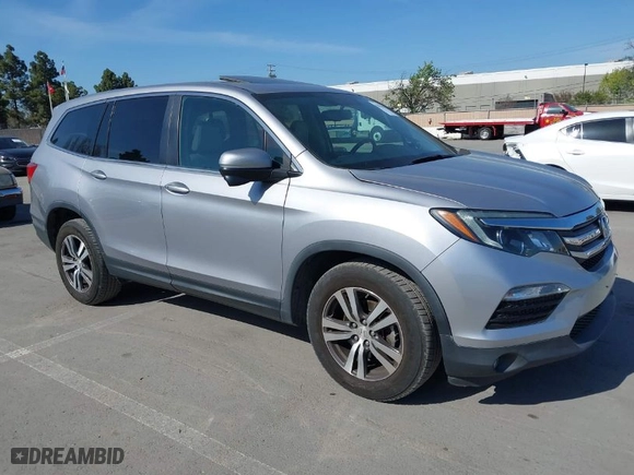 2018 Honda Pilot EX-L with VIN 5FNYF6H58JB058283, listed as a IAAI auction lot 42014331 with NaN miles. Bid and sale history available at carsss.com. Image 1.