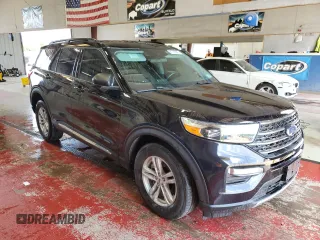 2022 Ford Explorer XLT z VIN 1FMSK8DH7NGA82787, wystawiony jako Copart lot #61729545 z przebiegiem 18 252 mil mil oraz Szkoda całkowita • Salvage title. Historia ofert i sprzedaży dostępna na DreamBid. Obrazek 4.