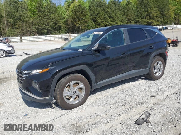 2023 Hyundai Tucson SEL z VIN 5NMJBCAEXPH284385, wystawiony jako Copart lot #53647035 z przebiegiem 22 571 mil mil oraz Szkoda całkowita • Salvage title. Historia ofert i sprzedaży dostępna na DreamBid. Obrazek 1.