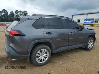 2019 Toyota RAV4 LE with VIN JTMH1RFV5KD027262, listed as a Copart auction lot 53493345 with 122,617 mi miles and Salvage title. Bid and sale history available at DreamBid. Image 3.
