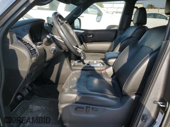 2021 Nissan Armada SL with VIN JN8AY2BB5M9790943, listed as a Copart auction lot 68871694 with 64,539 mi miles and Salvage Title. Bid and sale history available at carsss.com. Image 7.