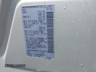 2014 Nissan Pathfinder Platinum with VIN 5N1AR2MN3EC715979, listed as a IAAI auction lot 42674730 with 131,156 mi miles and . Bid and sale history available at DreamBid. Image 9.