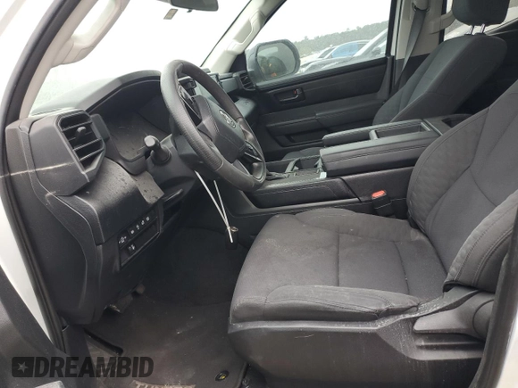 2023 Toyota Tundra SR with VIN 5TFKB5AA1PX021917, listed as a Copart auction lot 81721194 with 58,163 mi miles and Salvage title. Bid and sale history available at DreamBid. Image 7.