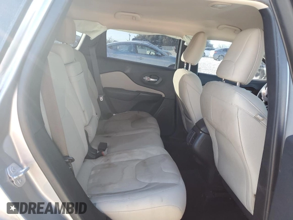 2015 Jeep Cherokee Latitude with VIN 1C4PJLCB8FW690595, listed as a Copart auction lot 48323925 with 0 mi miles and Salvage Title. Bid and sale history available at carsss.com. Image 12.