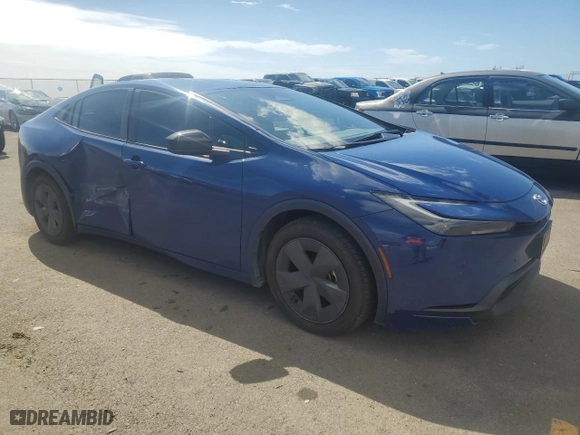 2023 Toyota Prius LE with VIN JTDACAAU9P3010649, listed as a Copart auction lot 43255465 with 16,727 mi miles and Salvage Title. Bid and sale history available at carsss.com. Image 4.