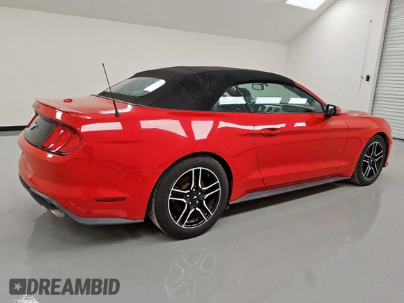 2018 Ford Mustang EcoBoost Premium with VIN 1FATP8UH4J5138674, listed as a Copart auction lot 60209075 with 107,625 mi miles and Clean title. Bid and sale history available at DreamBid. Image 3.