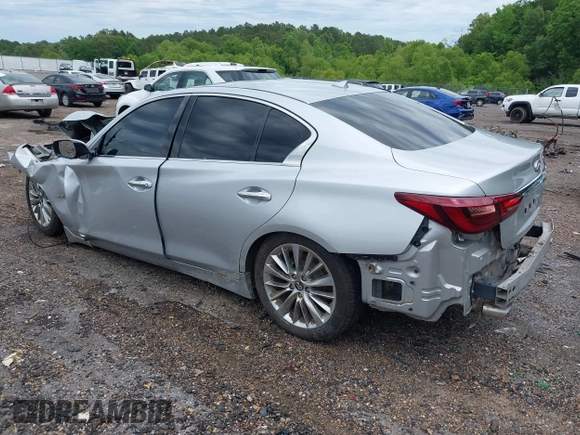 2019 Infiniti Q50 Luxe z VIN JN1EV7AP6KM512713, wystawiony jako IAAI lot #42151445 z przebiegiem Nie podano mil oraz . Historia ofert i sprzedaży dostępna na DreamBid. Obrazek 3.