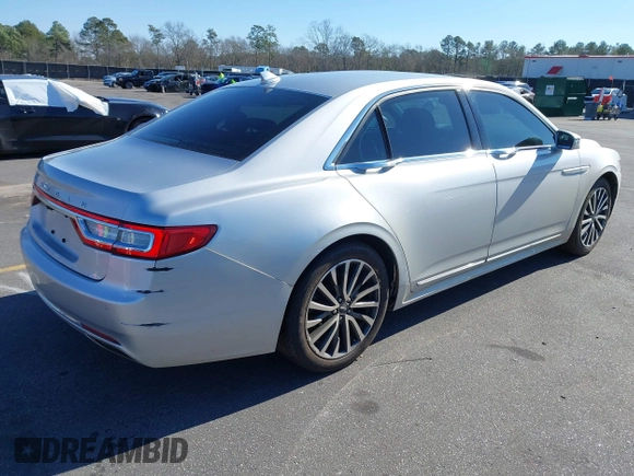 2018 Lincoln Continental Select with VIN 1LN6L9SKXJ5612470, listed as a IAAI auction lot 41350596 with 120,727 mi miles. Bid and sale history available at carsss.com. Image 4.