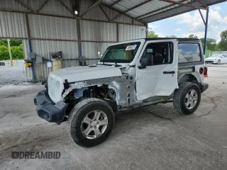 2019 Jeep Wrangler Sport S с VIN 1C4GJXAG5KW641192, выставлен на аукционе Copart как лот 59960325 с пробегом 25 855 миль миль и Списание • Salvage title. История ставок и продаж доступна на DreamBid. Изображение 1.
