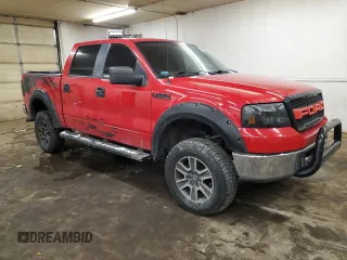 2007 Ford F-150 XLT with VIN 1FTRW14W07FB11908, listed as a Copart auction lot 45978015 with 204,374 mi miles and Clean title. Bid and sale history available at DreamBid. Image 4.