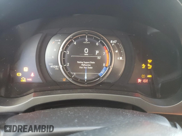 2021 Lexus IS 350 F Sport with VIN JTHGZ1E24M5022594, listed as a Copart auction lot 46638385 with 49,281 mi miles and Salvage Title. Bid and sale history available at DreamBid. Image 9.