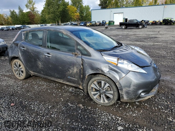 2016 Nissan LEAF S with VIN 1N4BZ0CP4GC314336, listed as a Copart auction lot 76608474 with 67,923 mi miles and Salvage Title. Bid and sale history available at carsss.com. Image 4.