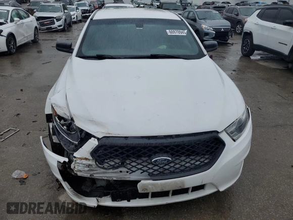 2017 Ford Police Interceptor with VIN 1FAHP2L86HG145032, listed as a Copart auction lot 60970945 with 109,098 mi miles and Salvage title. Bid and sale history available at DreamBid. Image 5.