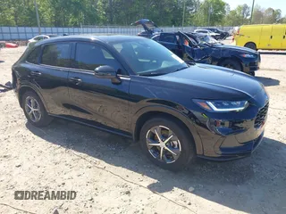 2024 Honda HR-V EX-L z VIN 3CZRZ1H72RM761041, wystawiony jako IAAI lot #42044594 z przebiegiem 9 803 mil mil oraz . Historia ofert i sprzedaży dostępna na DreamBid. Obrazek 1.