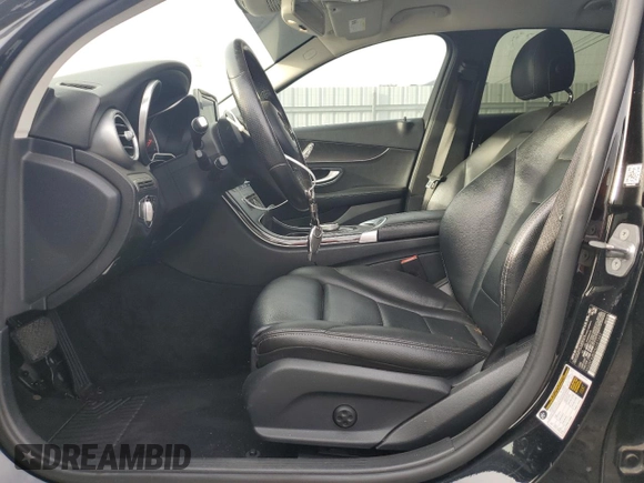 2017 Mercedes-Benz C 300 with VIN 55SWF4JB0HU191947, listed as a Copart auction lot 75603624 with 135,517 mi miles and Salvage title. Bid and sale history available at DreamBid. Image 7.